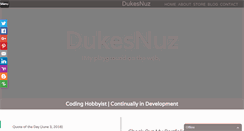 Desktop Screenshot of dukesnuz.com